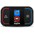 Saphe Drive Mini Blitzerwarner für Auto | Auto Zubehör - Daten von Blitzer.de - Warnt europaweit vor Radar Blitzer & Gefahren – Verkehrsalarm Verbindung via Bluetooth - Startet automatisch