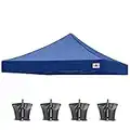 ABCCANOPY Replacement Canopy Top for Pop Up Canopy Tent (10x10, Navy Blue)