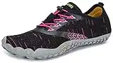 SAGUARO Scarpe Minimaliste Donna Traspiranti Scarpe Barefoot Antiscivolo Scarpe da Sport Acquatici Leggere Scarpette da Scoglio per Multisport Palestra Trail Running, Rosso 37 EU