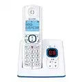 Alcatel F530 Telefono DECT Identificatore di chiamata Blu, Bianco