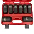 Neiko® 02460A ¾-inch Deep Impact Metric Sockets, 26-38 mm | 8-Piece Cr-V Steel Set