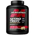 MuscleTech NitroTech 100% Whey Gold Protein Powder, Build Muscle Mass, Whey Isolate Protein Powder & Peptides, Protein Shake For Men & Women, 5.5g BCAA, 71 Servings, 2.27kg, French Vanilla Cream