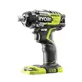 RYOBI - Llave de Impacto Eléctrica Inalámbrica 18V ONE+ - 3 Modos 150/200/270Nm, Modo Autostop 120Nm - Cuadradillo 1/2", Adaptador Hexagonal 1/4" - Batería y Cargador no Incluidos - R18IW7-0