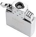 Zippo Butane Torch Lighter Insert, Insert for Cigars Cigarettes Candles with Adjustable Flame Lighter Case, Butane Refillable for Tobacco Pipe and Cigars, Use Butane Fuel Silver, Single