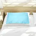 Human Creations Gel’O Cool Pillow Insert - Cooling Mat Gel Topper - 55cm x 27cm - Soft, Odorless, No Water Filling - Maximum Support and Comfort Cushion - Helps improve Sleep Quality and Neck Pain