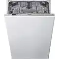 Lave vaisselle encastrable Whirlpool WSIC3M17 - Lave vaisselle tout integrable 45 cm - Classe A+ / 47 decibels - 10 couverts