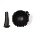 Fox Run 3861 Mortar and Pestle, Cast Iron, 4 x 4.5 x 3.5 inches Black