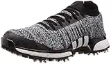 adidas TOUR360 XT Primeknit, Zapatillas de Golf Hombre, Negro (Negro/Blanco/Plata F35408), 40 2/3 EU