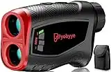 Range Finder Golfing, Fyobyye Slope Laser Golf Rangefinder, Golf Rangefinder with Slope Switch - Slope Measurement, Flag Lock Tech with Pulse Vibration, High Precision Golf Gifts Accessories for Men