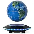 Magnetic Levitation Floating Globe Anti Gravity Rotating World Map with LED Light for Children Educational Gift Home Office Desk Decoration