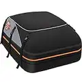 Sailnovo Rooftop Cargo Carrier Bag PRO, 21 Cubic Feet Waterproof Heavy Duty 900D Car Roof Bag with Anti-Slip Mat+ 4 Door Hooks, Roof Top Luggage Storage Bag - Perfect for Car with/Without Rack