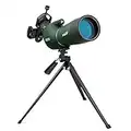 Svbony SV28 Cannocchiale, 20-60x60 Telescopio Spotting Scope, FMC Ottica Bak4 Prisma Cannocchiale con Adattatore Telefonico Treppiedi per Birdwatching, Tiro a segno, Tiro con Arco, Caccia