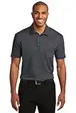 Port Authority Silk Touch Performance Pocket Polo XL Steel Grey