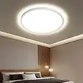 OTREN Plafoniera LED Soffitto, Lampadario Bagno 36W 3240LM, Lampada Luce Moderna per Camera da Letto, Cucina, Soggiorno, Ufficio, Balcone, 4000K Bianco Naturale, Ø30CM