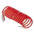 Sealey SA305 Pu Coiled Air Hose 5m x 5mm Ø, Red