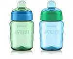 Philips Avent My Easy Sippy Cup 9oz, Blue/Teal, 2pk, SCF553/25