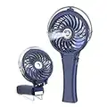 HandFan Portable Fan, Handheld Misting Fan,Mini Water USB Desk Fan,Rechargeable Battery Operated 3-13H Working Time Personal for Office Outdoor Travel Camping