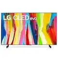 LG OLED Evo C2 Series 42” Alexa Built-in 4k Smart TV (3840 x 2160), 120Hz Refresh Rate, AI-Powered 4K, Dolby Cinema, WiSA Ready, Cloud Gaming, (OLED42C2)