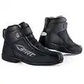 A-Pro Scarpa Scarpetta Stivaletto Calzature Moto Scooter Città Sportive Pelle Nero 45