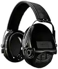 Sordin Supreme Pro Casques Antibruit Électroniques à Forte Atténuation - SOR75302 - Protection Auditive - Coques d'oreilles Noires - Idéal pour la Chasse ou Le Tir