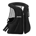 Abuytwo Snorkel Vest for Adults, Inflatable Buoyancy Aid Jacket Swim Jackets Snorkeling Vests for Kayak Diving Paddle Boating Water Sports Safety Men/Women,Black-Large