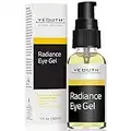 Eye Gel with Hyaluronic Acid, Radiance Under Eye Gel for Puffiness, Wrinkles, Dark Circles & Eye Bags, Hydrating Eye Skin Care, Anti Aging Skin Care Products for Women & Men, Night Eye Gel by YEOUTH