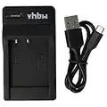 vhbw Caricabatterie USB compatibile con Sony NP-BG1, NP-FG1 Fotocamera digitale, videocamera, camcorder