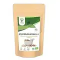 Ashwagandha Bio - Bioptimal - Racines d'Ashwagandha Indien en Poudre - Withania Somnifera 100% Pur - Sommeil Anti-Stress Libido Adaptogène - Contrôlé et Conditionné en France - Certifié Ecocert - 100g