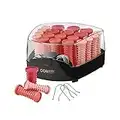 Conair Compact Multi-Size Hot Rollers , Coral, 20 Piece Assortment