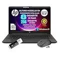 Notebook HP G9, Computer Portatile, Intel n4500 fino a 2,8 ghz, Display Hd da 15,6" Ram 8gb DDR4, SSD 256 Gb, Wifi, Webcam, Bt, Win11 Pro, Libre Office, Garanzia 2 anni PRONTO ALL'USO - USB E MOUSE