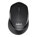 Logitech B330 SILENT PLUS Kabellose Maus, 2,4 GHz mit USB-Nano-Empfänger, 1000 DPI Optical Tracking, 2 Jahre Batterielaufzeit, Kompatibel mit PC, Mac, Laptop, Chromebook - Schwarz