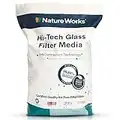 Nature Works Sable Filtrant pour Piscine avec Un Pouvoir Filtrant de 99,64%, Réduit la Consommation d'eau et d'Énergie, Fabriqué avec du Verre Technique pour Une Hygiène Maximale - Sac 10kg