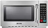 Midea Equipment 1034N1A Countertop Commercial Microwave Oven with Touch Control, 1000W, Stainless Steel, 1.2 CuFt