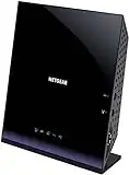 Netgear D6400 Modem Router WiFi AC1600 Dual Band, Rilevamente Automatico DSL, Beamforming e Gestione Tramite App [Italia]