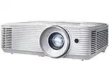 Optoma EH412 1080P HDR DLP Professional Projector | Super Bright 4500 Lumens | Business Presentations, Classrooms, and Meeting Rooms | 15000 Hour Lamp Life | 4K HDR Input | Speaker Built in , White