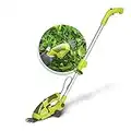 Sun Joe HJ605CC Cordless 2-in-1 Grass Shear + Hedge Trimmer w/Extension Pole, Green