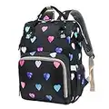 Cute Printing Diaper Bag Backpack for Mom Dad, Baby Care Waterproof Nappy Bag Changing Bag