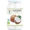 Huile de Coco Bio - Bioptimal - Huile de Noix de Coco Extra Vierge Naturelle - Pour Cheveux Corps Peau Visage Lèvres - Cuisson des Aliments - Sri Lanka - Certifié Biologique par Ecocert - 1000 ml 1 kg