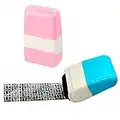 2PCS ID Theft Protection Roller Stamp Identity Guard Roller Stamp Identity Theft Protection Stamp for ID Blockout and Privacy Confidential and Address Blocker