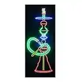 Hookah Lounge Sign, Super Bright Electric Advertising Display Board LED Open Sign for Hookah Bar Business Shop Store Window Home Decor (Hookah)