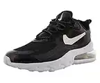 Nike - Air Max 270 React, Zapatos para mujer, Negro (Negro/Plateado metálico-Oro metálico), 36.5 EU