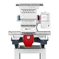 BAi Embroidery Machine Multi Needle Mirror 1501,15 needle computerized embroidery machine with 13.7"*19.7" Large Embroidery Area, Commercial Embroidery Machine with Laser Positioning and Automatic Color Change