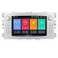 In Dash GPS Reproductor de DVD Compatible con Mondeo S-MAX Focus Galaxy C-MAX Android 9.0 Radio del automóvil Doble DIN estéreo 7 Pulgadas Soporte de Pantalla táctil Enlace Espejo 4G WiFi