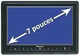 PHONOCAR 1166939 Monitor per Poggiatesta 7" Wide Vision, 178mm x 118mm x 20mm