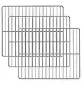 14.6 x 12.2 Inch Stainless Steel Cooking Grid Grates for Masterbuilt 30 Inch Electric Smoker, Cooking Racks Replacement Parts,3 Pack