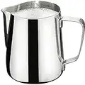 Milk Frothing Pitcher-Measurement on the Inside , Frothing pitcher, Coffee Pitcher Perfect for Espresso Machines, Stainless Steel Milk Frother Cup for Latte Art(12oz/350ml).