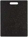 Dexas Grippboard Cutting Board with Non-Slip Feet, 11 by 14.5 inches, Dark Granite pattern and Black