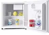 Melchioni ARTIC47LT Mini frigo bar con congelatore, Silenzioso, 46L, Compressore e freezer, Frigorifero piccolo portatile da camera, Frighetto per ufficio, B&B, Hotel