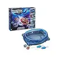 Beyblade Burst Surge Speedstorm, Set de Combat Volt Knockout : arène Beystadium, 2 toupies et 2 lanceurs