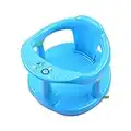 Newborn Infant Baby Bath Seat, Non-Slip Infants Baby Bath Chair for Bathtub, Cute Shape Baby Shower Chairs for Tub Sitting up, Surround Bathroom Seats for Baby 6-18 Months (Blue)